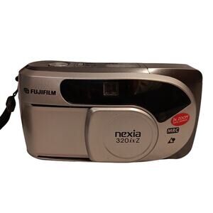 Fujifilm Nexia 320ixZ MRC APS Film SLR Camera Silver Black 3x Zoom READ